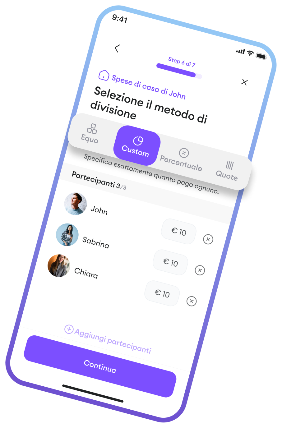 App screen