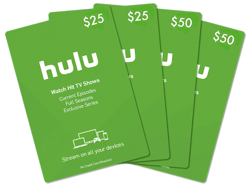 Hulu gift cards