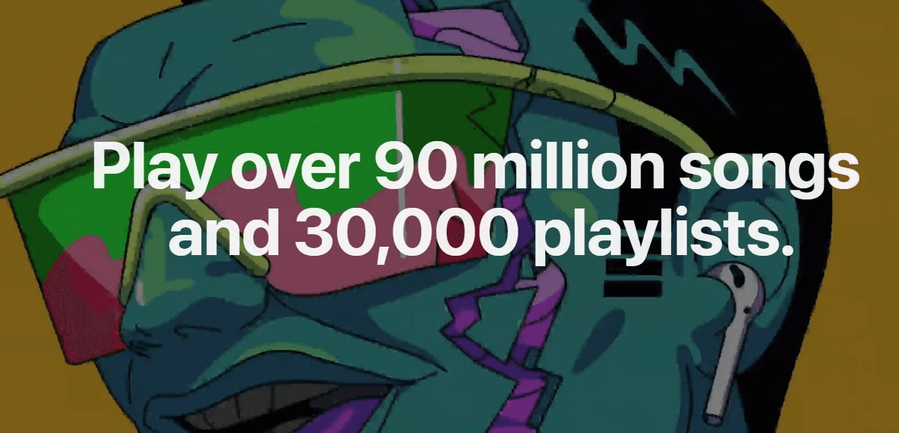 Over 90 million songs!