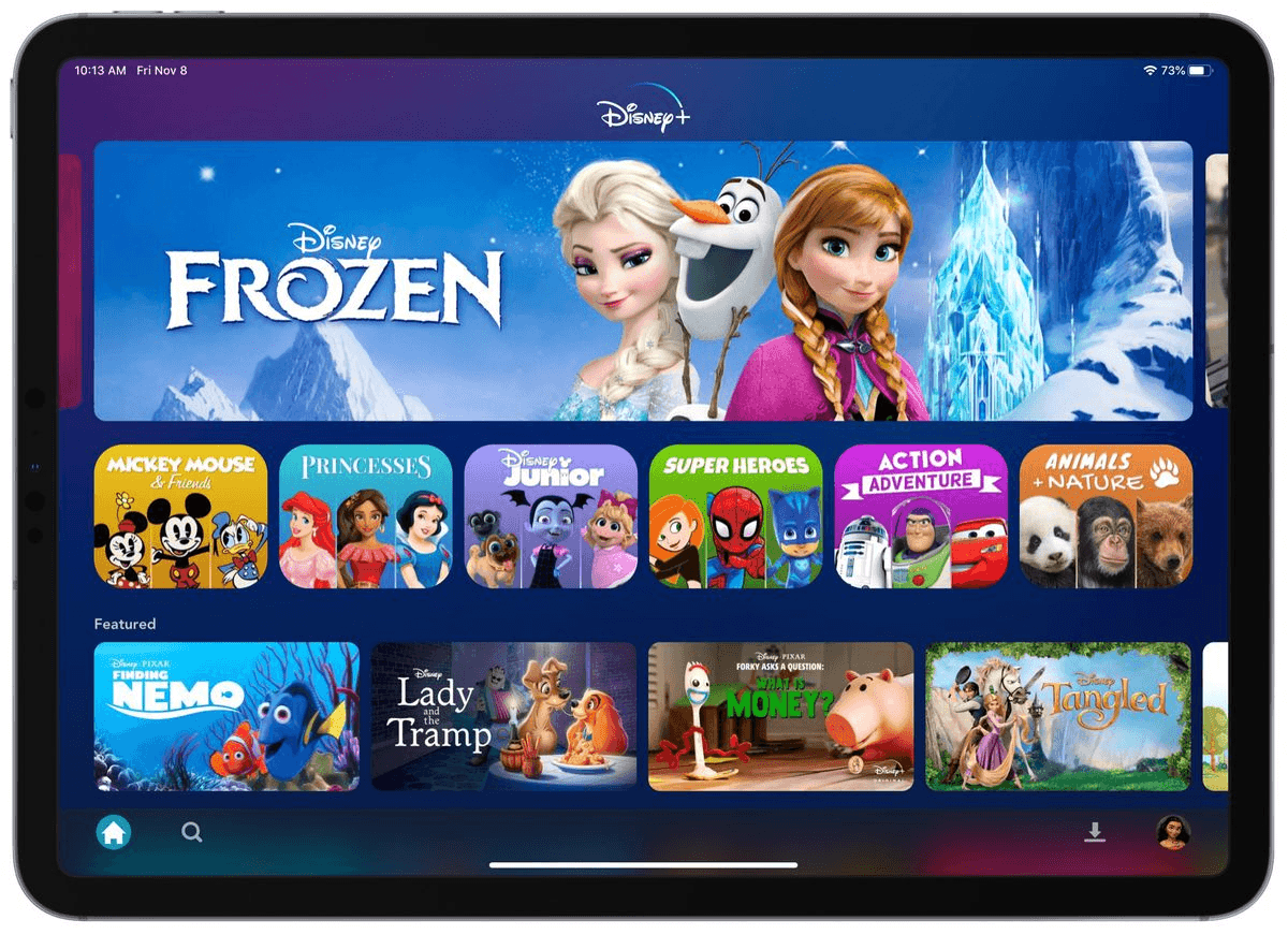 Subscribe to Disney + and stream on up to four devices at the same time.