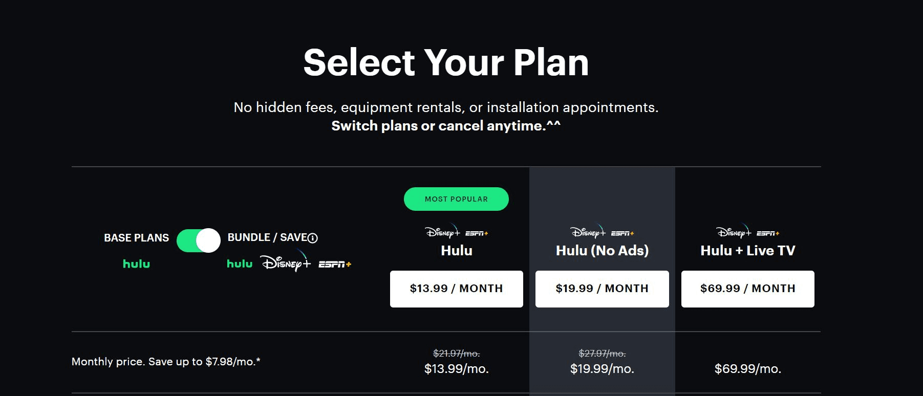Don't cancel Hulu for the price! Share it on Together Price and save!