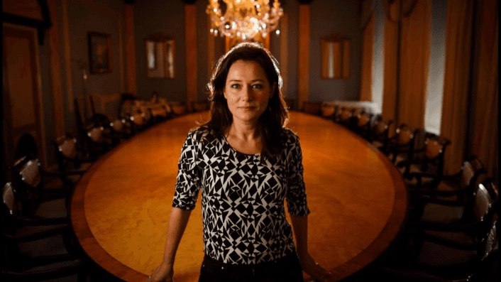 Sidse Babett Knudsen in Borgen