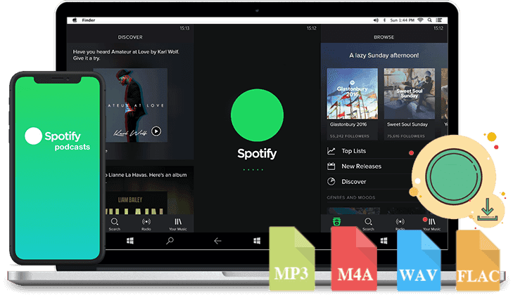 Like with YouTube Music (that substituted Google Play Music), Spotify does not authorize the use of converters for offline listening of your Spotify songs.