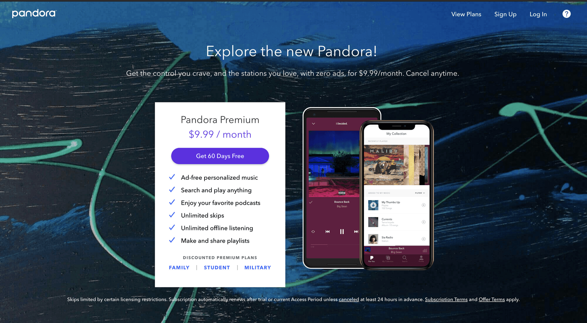 Pandora Premium