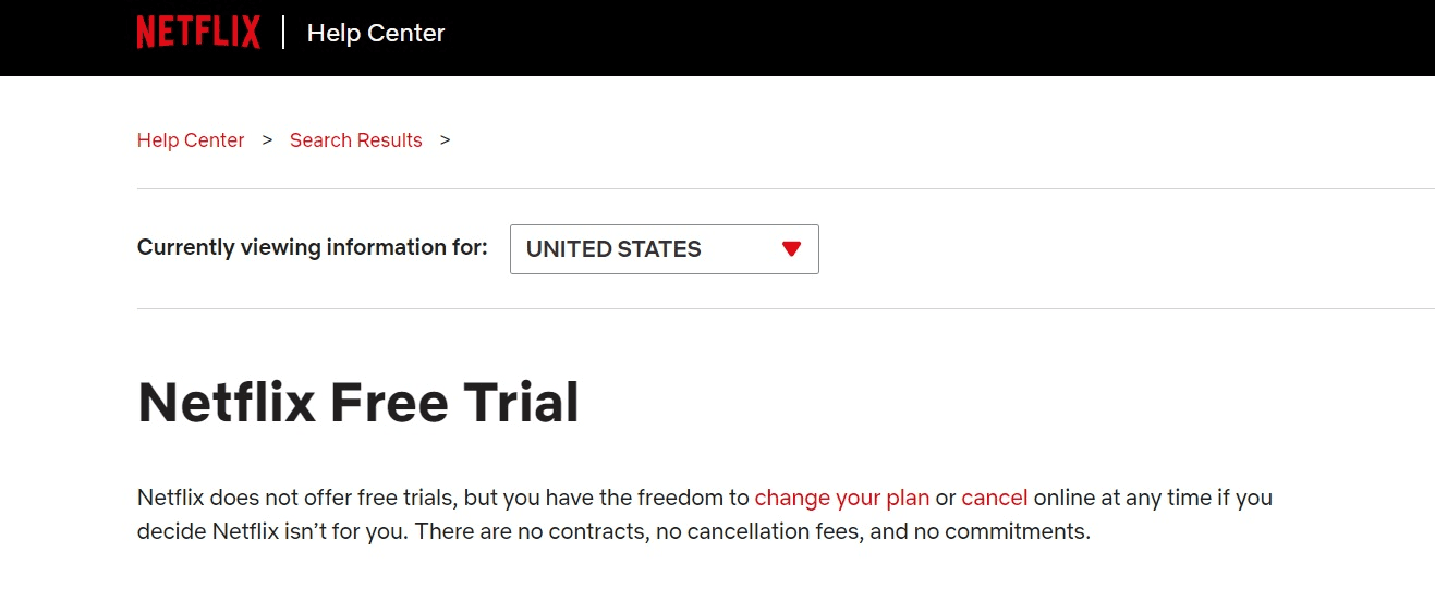 Netflix free trials are gone!