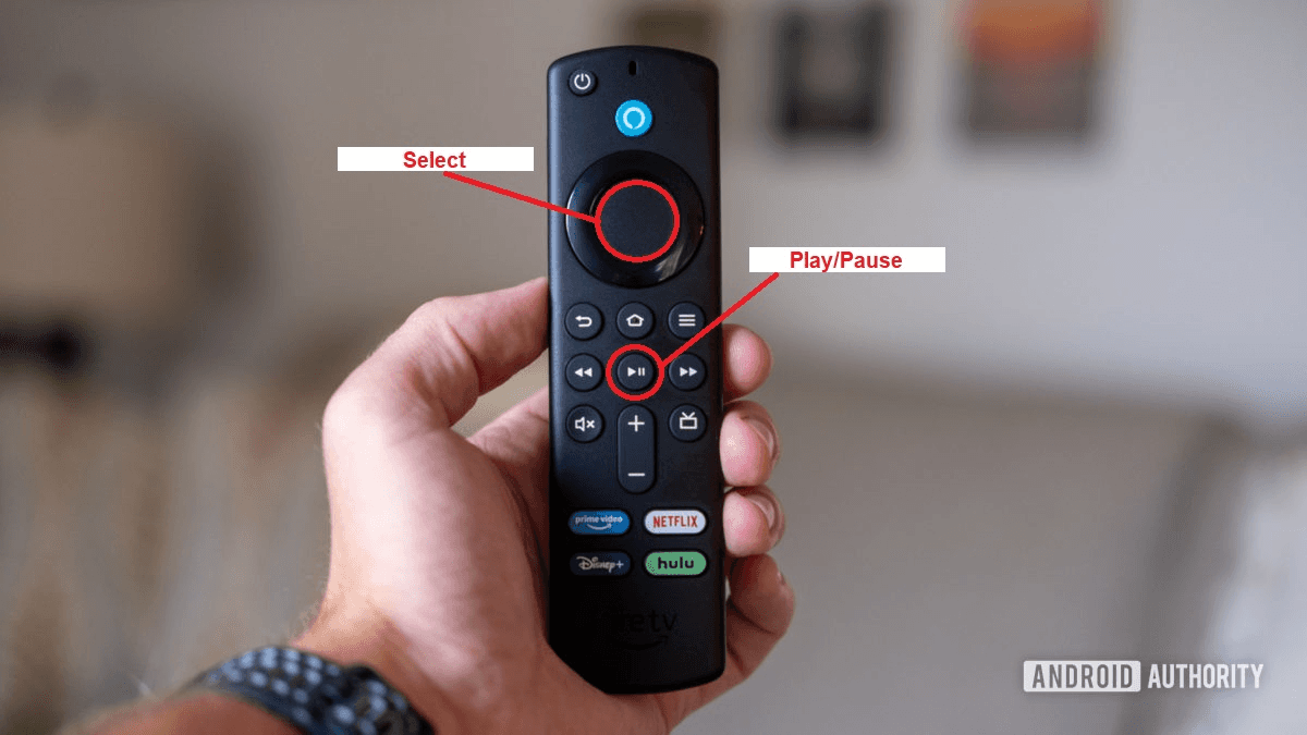 Hulu not working? Try restarting your Firestick from the Fire TV remote.